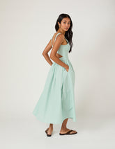 Mint Green Eliana Midi Dress
