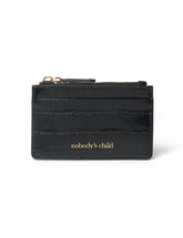Black Croc Finish Card Holder
