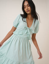 Mint Green Tiered Katie Midi Dress