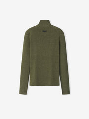 Womens Rib Knit Zip Up Jacket
