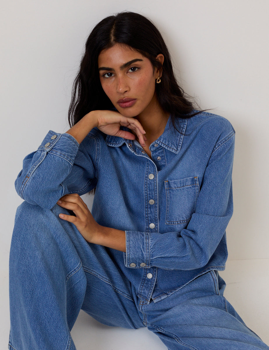 Blue Denim Shirt