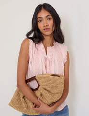 Light Pink Sleeveless Blouse