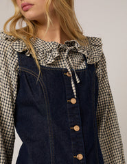 Dark Denim Harvey Fitted Mini Dress