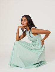 Mint Green Eliana Midi Dress