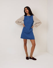 Izzie Pinny Denim Mini Dress