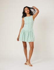Mint Green Claudia Mini Dress