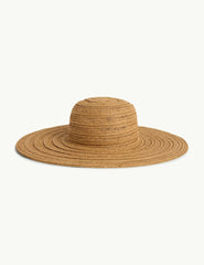 Beige Raffia Sun Hat