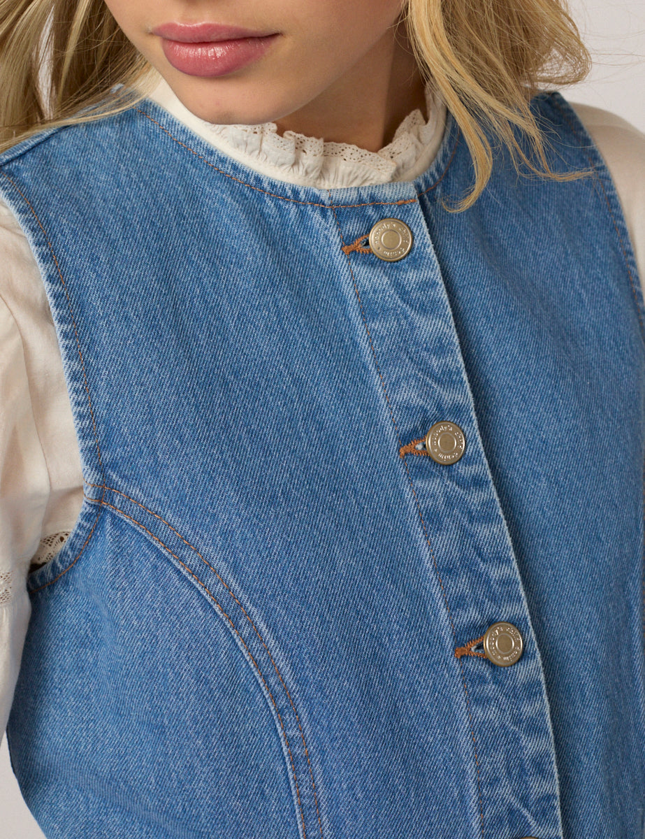 Blue Denim Ned Mini dress