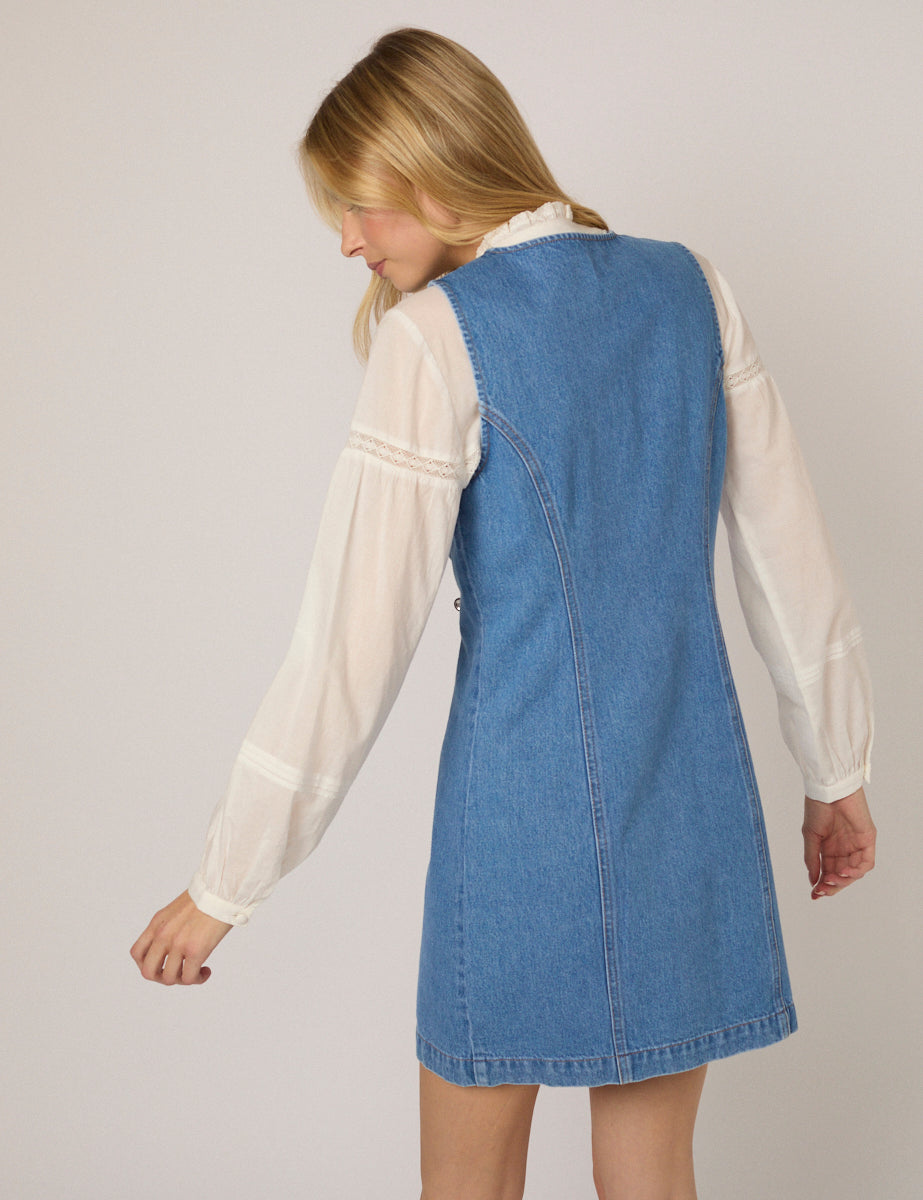 Blue Denim Ned Mini dress
