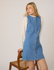 Blue Denim Ned Mini dress