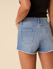Poppy Delevingne Blue Denim Lola Shorts