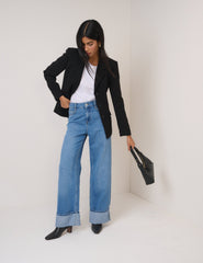 Black Cinched Blazer