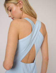 Light Blue Reign Midi Dress