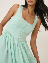Mint Green Cora Midi Dress