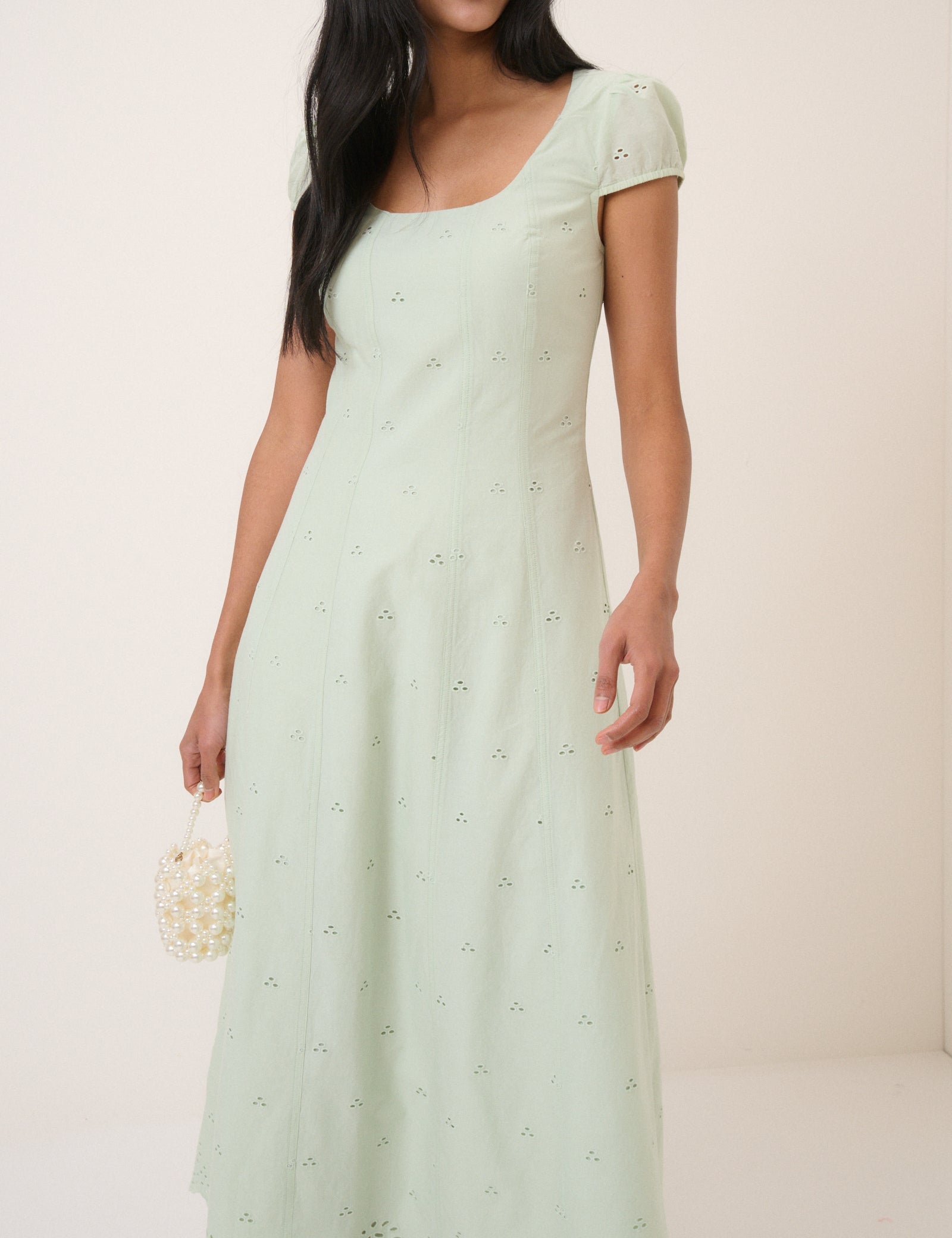 Mint Green Harri Midi Dress