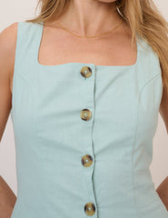 Mint Green Rosie Mini Shift Dress