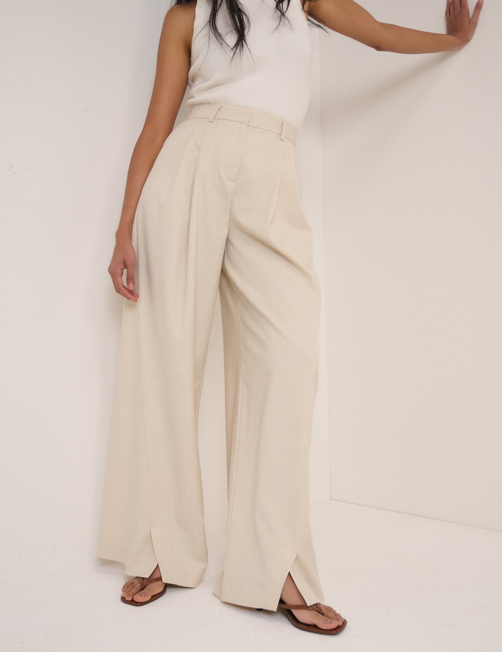 Stone Blazer & Trouser Set