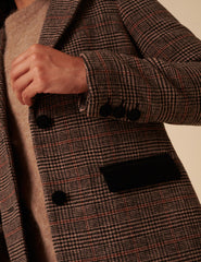 Heritage Check Single Breasted Blazer