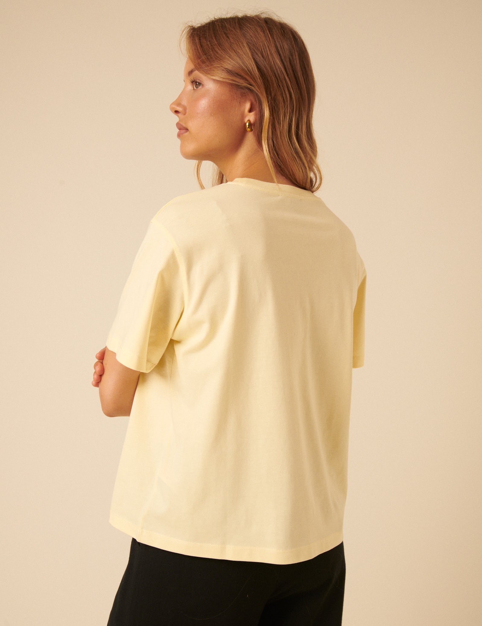 Butter Yellow Boxy T-Shirt