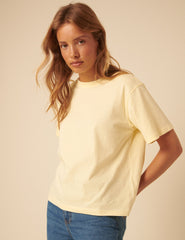 Butter Yellow Boxy T-Shirt